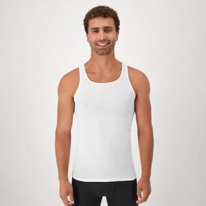 Hanes Men's Tank Top Undershirt 10pk - White Size M